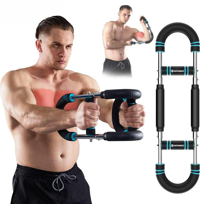 HOTWAVE Arm Trainer, Adjustable Chest Workout Equipment, Arm Trainer for Men, Chest Trainer for Men, Shoulder Muscle Training, Portable Spring Resistance Home Fitness Equipment Tiktokshopblackfriday