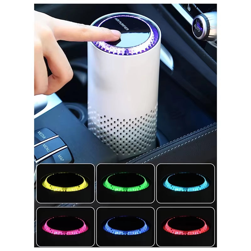 Electric Air Purifier Air Purifier for Car House Negative Air Purifier White