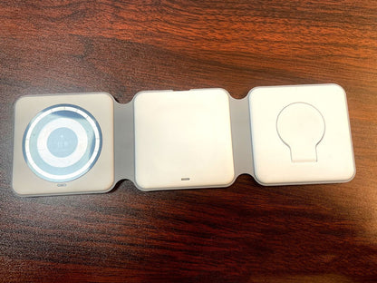 Stylish Magnetic Folding 3-In-1 Wireless Charger