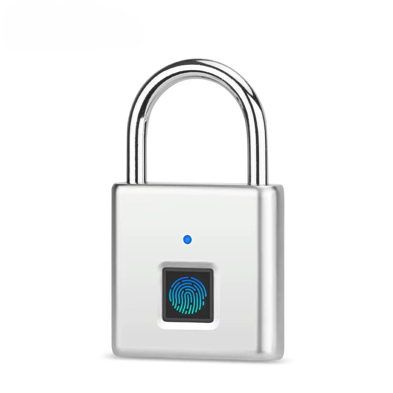 Fingerprint Padlock Smart Lock 05S Unlock 180 Days Battery IP55 Waterproof Type-C Rechargeable for Luggage Backpack Gym Locker