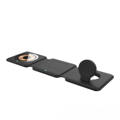 Stylish Magnetic Folding 3-In-1 Wireless Charger