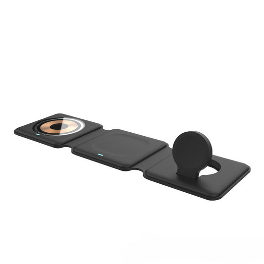 Stylish Magnetic Folding 3-In-1 Wireless Charger